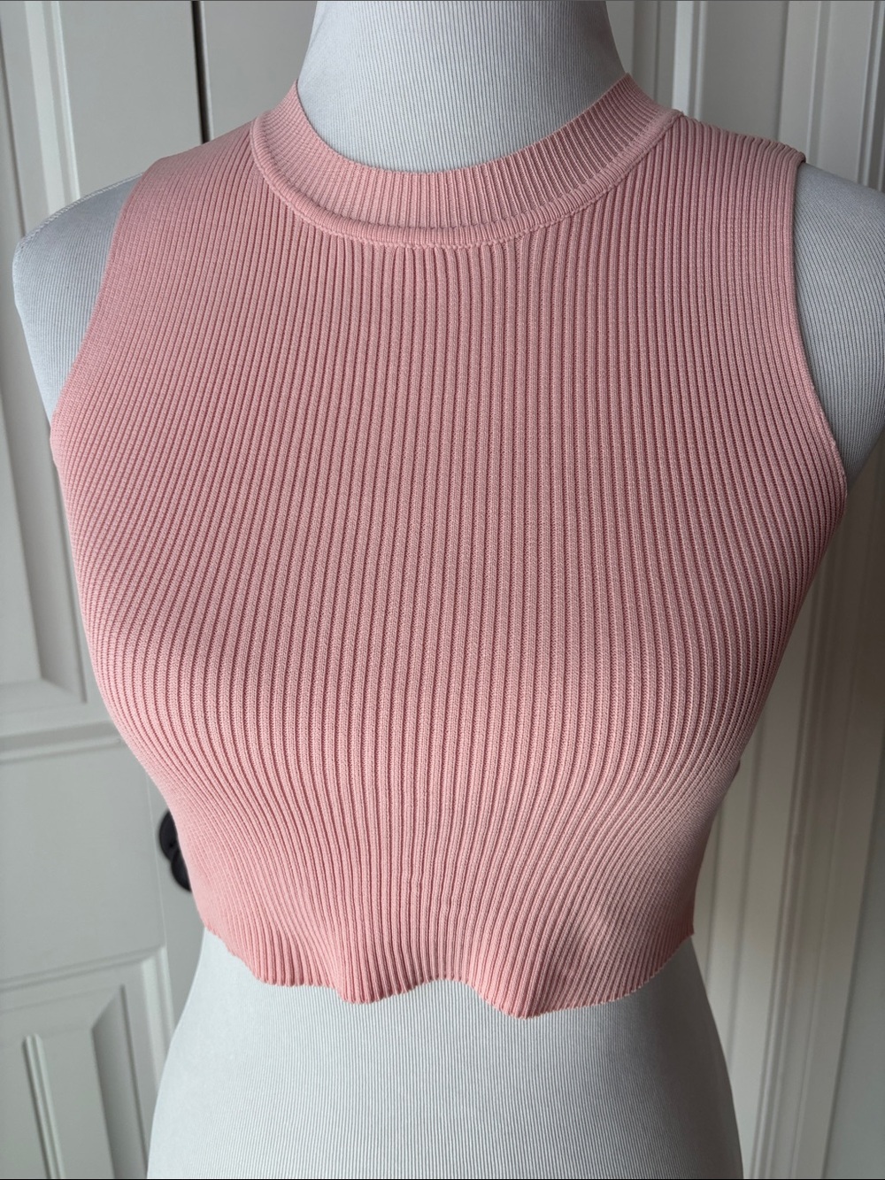 NWT Women's Pink Ribbed Sweater